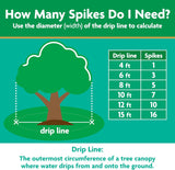 Miracle-Gro Tree and Shrub Plant Food Spikes - Deciduous, Flowering & Evergreen Tree Fertilizer Spikes, Hydrangeas, and Acid-Loving Plants, 12 Count, 3 lb.