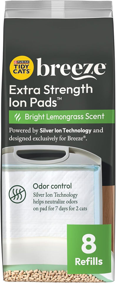 PLrina Tidy Cats Cat Litter Breeze Pads Refill Pack Multi Cat Litter Pads - 8 ct. Bag