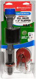 Fluidmaster K-400H-039 High Performance Toilet Fill Valve with 2-Inch Adjustable Toilet Flapper Kit