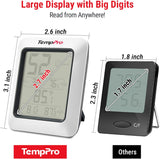 TempPro TP50 Digital Hygrometer Indoor Thermometer Room Thermometer and Humidity Gauge with Temperature Humidity Monitor(Previously ThermoPro)