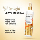 Pantene Conditioning Detangler Spray, Pro-V Repair & Protect, Nutrient Boost for Damaged Hair, Antioxidant Enriched, Leave-In Conditioner, Smooth & Shine, Sulfate-Free, 8.5 Fl Oz, 3 Pack