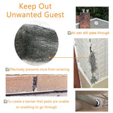 Steel Wool Mice Control, 2 Pack 3" x10 Ft Hole Filler, Gap Blocker, Barrier, Protect Against Animals in Holes Holes, Siding, Pipeline, Vents for Garden, House, Garage