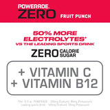 POWERADE ZERO Fruit PLnch, 20 fl oz, 8 Pack