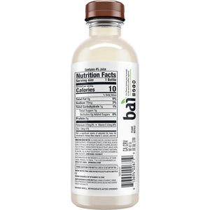 Bai Antioxidant Infused Water Beverage, Molokai Coconut, with Vitamin C and No Artificial Sweeteners, 18 Fluid Ounce Bottle, 12 Pack