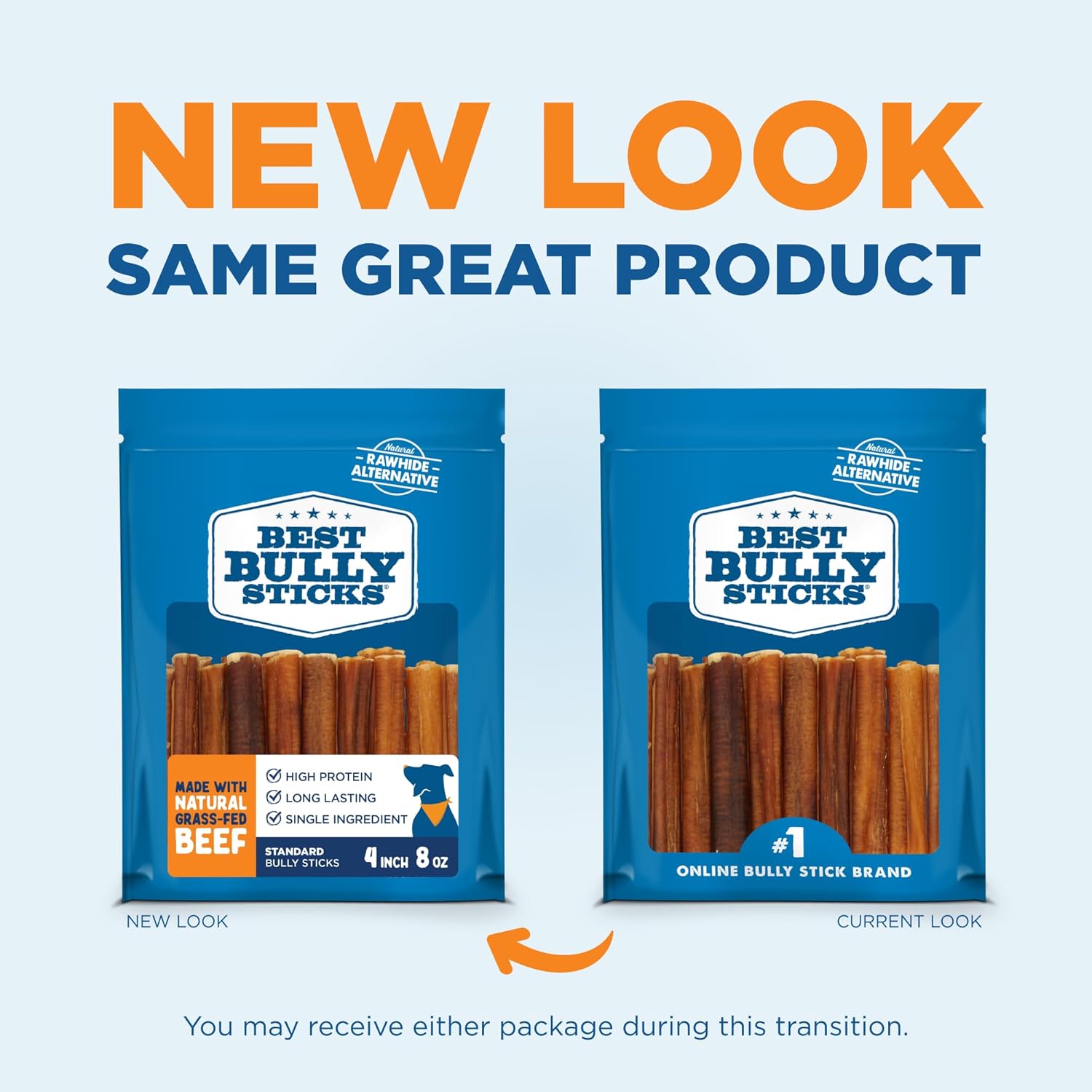 Best Bully Sticks 4 inch bully sticks for small dogs - 8 oz pack - natural, grain-free, rawhide-free