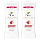 Dove Advanced Care Antiperspirant Deodorant for Women Twin Pack Revive 72 hour sweat and odor protection 2.6 oz (Packaging May Vary)