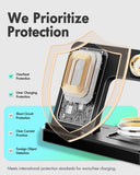 Wireless Charger iPhone Charging Station: 3 in 1 Charger Stand Multiple Devices for Apple - iPhone 16e 16 15 14 Pro Max 13 12 11 - Watch 10 9 8 7 6 5 4 3 2 SE and Ultra Series - Airpods 4 3 2 Pro - PureLivingMart