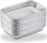 Drip Pans for Weber, Disposable Aluminum Foil Grease Trays for Weber Grills, Universal Replacement Liners for Weber Series, 8.6" x 6" - 20 Pcs
