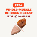 PLr Luv Chicken Jerky Dog Treats, Made with 100% Real Chicken Breast, 16 Ounces, Healthy, Easily Digestible, Long-Lasting, High Protein, Satisfies Dog's Urge to Chew