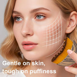 Stainless Steel Gua Sha Tool & Lymphatic Drainage Face Brush Set, TWPER Facial Massage Kit for Jawline Sculpting PLffiness Lifting Relaxation, Contour Face Brush with Storage Case