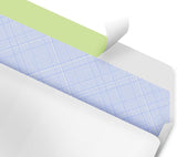 #10 Envelopes Letter Size Self Seal | 100 Business Mailing Security Peel and Sealing Envelope | 100% Tinted | no 10 White Windowless Legal Regular Plain Envelops Pack | 4-1/8 x 9-1/2 Inches | 24 LB