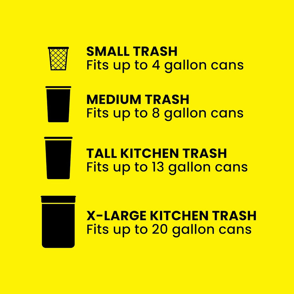 Glad ForceFlex Tall Kitchen Trash Bags, 13 Gallon, Gain Fresh Clean, 40 Count (Package May Vary) - PureLivingMart