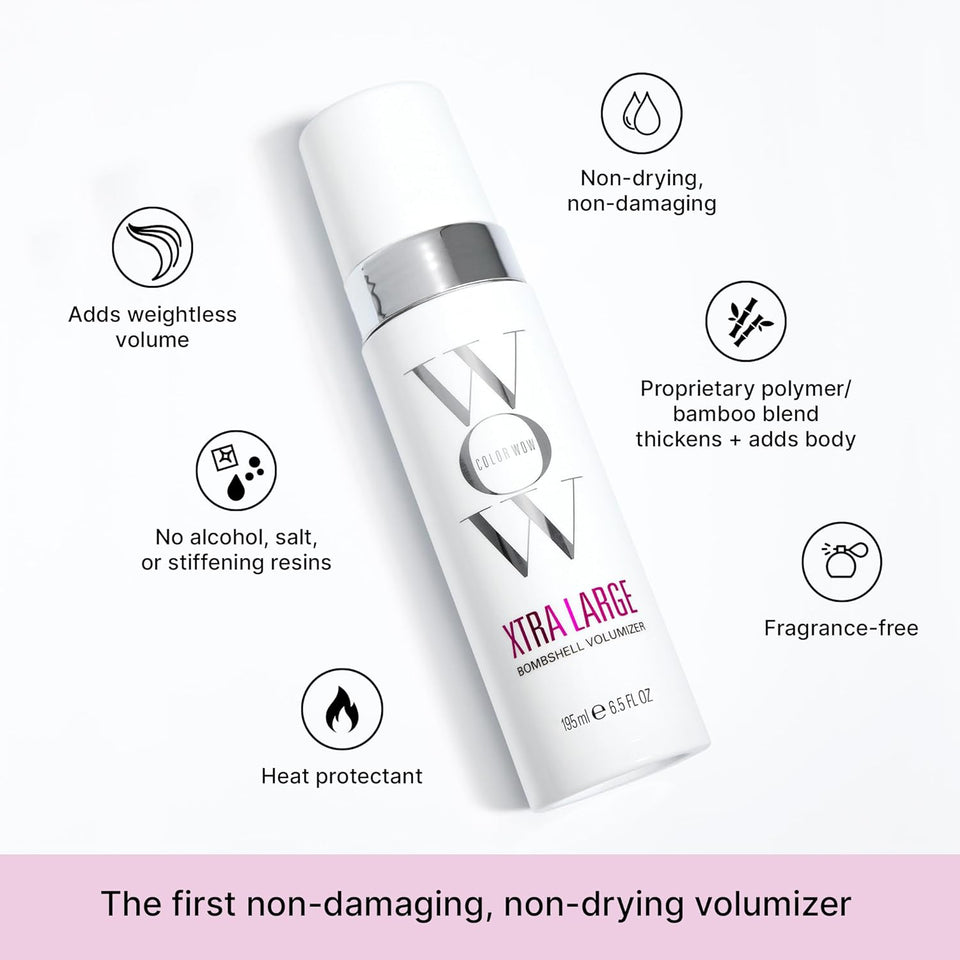 COLOR WOW Xtra Large Bombshell Volumizer – New Alcohol-Free Technology for Lasting Volume and Thickness