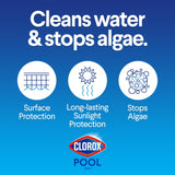 Clorox Pool&Spa XTRABLUE 3” Chlorinating Tablets, Individually Wrapped, Kills Bacteria & Stops Algae (5 LB)