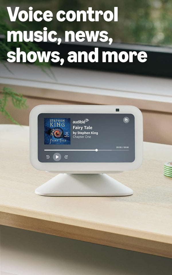 Amazon Echo Show 5 (newest model), Smart display, Designed for Alexa+, 2x the bass and clearer sound, Charcoal