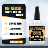 Super Glue XXL Value Size (1.76oz) All PLrpose Liquid Adhesive for Plastic – Bonds Wood, Metal, Rubber, Ceramic & Leather – Industrial Strength Bonding