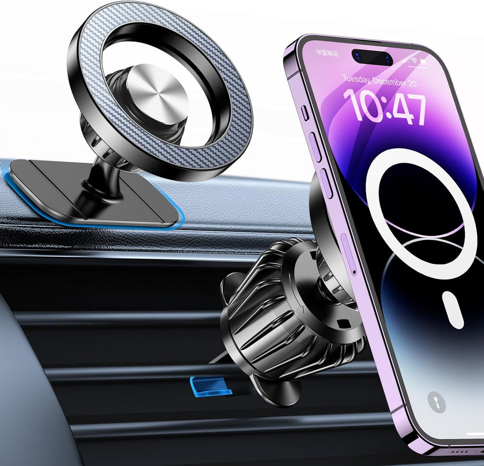 Kaistyle for Magsafe Car Mount‹ې20 Strong Magnets‹ÛÔMagnetic Phone Holder for Car Phone Holder Mount Dash Mounted Holders Cell Phone Holders for Your Car Accessories for Women Men for iPhone 17 16 15 14 - PureLivingMart
