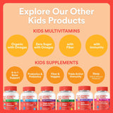 SmartyPants Kids Multivitamin Gummies with Omega 3 DHA/EPA, Vitamins D3, C, B12, B6, A, K, and Zinc, Gluten Free, Clean Label, Three Fruit Flavors, 60 Gummies (30 Day Supply)