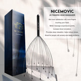 NICEMOVIC 2 Pack Head Scalp Massager Gifts for Women Men, Stocking Stuffers White Elephant Gifts for Adults Prizes for Adults Scalp Massager Hair Growth 20 Fingers Stress Relief Head Scratcher