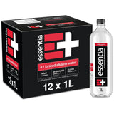 Essentia Water Bottled, Ionized Alkaline Water:99.9% PLre, Infused With Electrolytes, 9.5 pH Or Higher With A Clean, Smooth Taste, 1 Liter (Pack of 12)