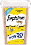 Temptations Cat Treats Classic Crunchy and Soft Cat Treats, Tasty Chicken Flavor, 30 oz. Tub