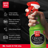 Griot’s Garage Ceramic 3-in-1 Wax, SiO2 Spray for Cars, Trucks, and RV’s, Provides Protection and Water Beading on Paint, Wheels, Plastic, Rubber Trim, Chrome, and More, 10978, 22 oz