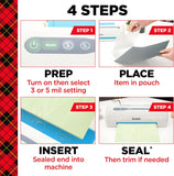 Scotch Thermal Laminating Pouches, 200 Count, Clear, 3 mil., Ideal Office or School Supplies, Fits Letter Sized Paper (8.9 in. × 11.4 in.)