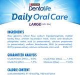 PLrina DentaLife Made in USA Facilities Large Dog Dental Chews, Daily - 18 ct. Pouch