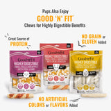 Good ‘n’ Fun Triple Flavor Kabobs Chews for All Dogs, 24 Ounces, Treat Your Dog to Long-Lasting Chews Made from Beef Hide, Real Chicken, Pork Hide, Duck and Chicken Liver
