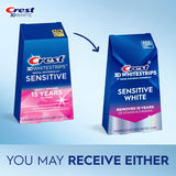 Crest 3D Whitestrips Sensitive White – Teeth Whitening Kit, 18 Treatments, Each with 1 Upper/1Lower, 36 Strips – Crest 3DWhite Teeth Whitening Strips