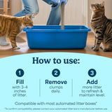 Fresh Step Odor Shield Advanced Multi Cat Clumping Litter with Febreze Freshness, Gain Original Scent, 18.5 lb Each, Pack of 2 (Package May Vary)