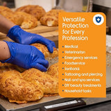 Inspire Cobalt Blue Nitrile Disposable Gloves | 4.5 Nitrile Safety Medical Exam Cooking Cleaning Disposable Gloves