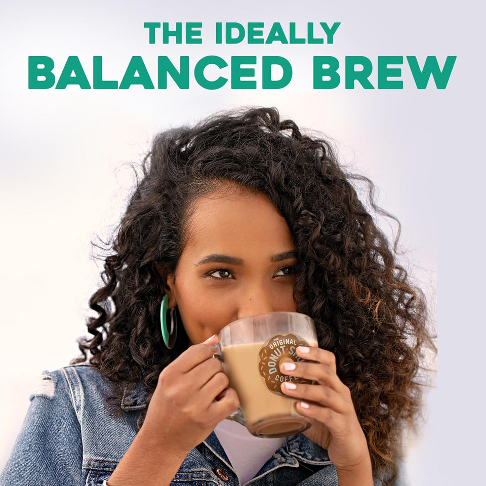 Donut Shop Regular Medium Roast K-Cup Pods – Full-Bodied and Bold Single-Serve Coffee, 100% Responsibly Sourced, 72 Count