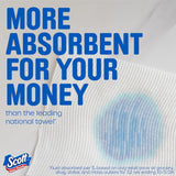 Scott Paper Towels, Choose-A-Sheet, 6 Double Rolls = 12 Regular Rolls (108 Sheets Per Roll) - PureLivingMart