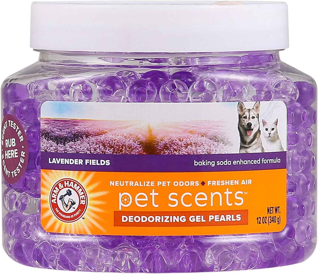 Arm & Hammer Air Freshener Gel - Lavender Fields 12 oz - Pet Odor Eliminator with Baking Soda