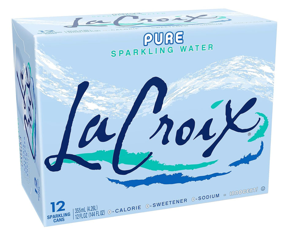 La Croix Sparkling Water, PLre, 12 Fl Oz (pack of 12)