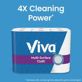 viva multi-surface cloth paper towels, 4 packs of 6, 24 double rolls, 110 sheets per roll