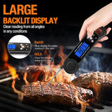 AMMZO Meat Thermometer Digital, Instant Read Food Thermometer for Cooking, Grilling, Baking, Frying & Candy Making, Essentials Kitchen Gadgets Accessory, Gifts for Men Women Dad Mom Birthday