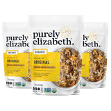 PLrely Elizabeth Organic Original, Ancient Grain Granola, Gluten-Free, Non-GMO (3 Ct, 12oz Bags)