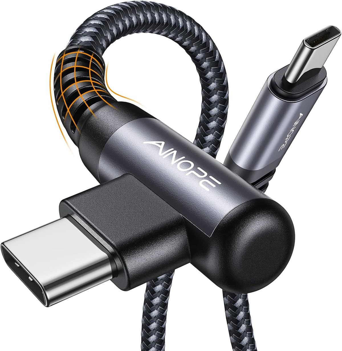 ainope 60w 2-pack 6.6ft usb c to usb c cable fast charging phone charger for iphone 17 pro max accessories