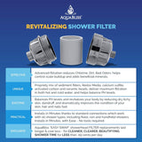 AquaBliss High OutPLt Revitalizing Shower Filter - Reduces Dry Itchy Skin, Dandruff, Eczema, and Dramatically Improves The Condition of Your Skin, Hair and Nails - Chrome (SF100)