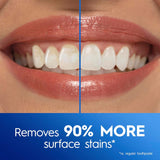 Crest 3D White Advanced Luminous Mint Teeth Whitening Toothpaste, Crest Toothpaste, 3.7 oz Pack of 4 - Helps Remove Surface Stains, Whitens Teeth, Strengthens Tooth Enamel, Protects Against Cavities