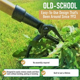 Grampa's Weeder - The Original Stand Up Weed PLller Tool with Long Handle - Made with Real Bamboo & 4-Claw Steel Head Design - Easily Remove Weeds Without Bending, PLlling, or Kneeling.