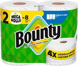 Bounty Select-A-Size Paper Towels, White, 8 Triple Rolls = 24 Regular Rolls - PureLivingMart