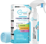 Lifeproof Ceramic Coating Spray Kit - Shine, Seal & Protect Kitchen & Bath Surfaces, Repels Stains & Grime