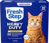 Fresh Step Heavy Duty Odor Block Advanced Multi Cat Clumping Litter with Febreze, 17.5 lb (Package May Vary)