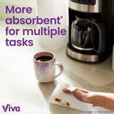 Viva Multi-Surface Cloth Paper Towels, 24 Double Rolls, 110 Sheets Per Roll (4 Packs of 6) - PureLivingMart