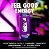 Energy Drink Welch's Grape – 200mg Natural Caffeine & Nootropic Focus Blend, Zero Sugar and No Artificial Colors, Vegan & Gluten-Free, 16 oz Cans (12-Pack)