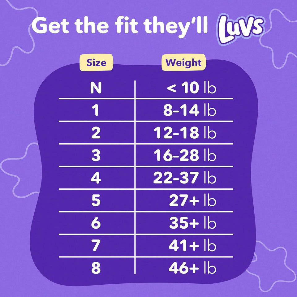 Luvs Diapers - Size 5, 172 Count, Bluey Platinum Protection Baby Diaper