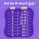 Luvs Diapers - Size 5, 172 Count, Bluey Platinum Protection Baby Diaper